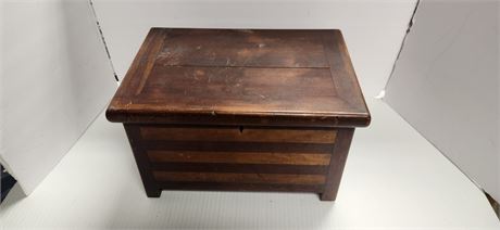Small Wood Storage Box