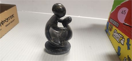 Mother & Child Small Stone Statue