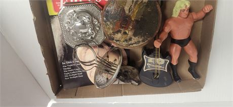 Vintage Wrestler & Vintage Hand Beater & Misc.