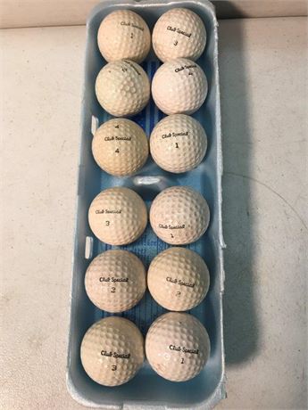 Dozen Acushnet Club Special Golf Balls