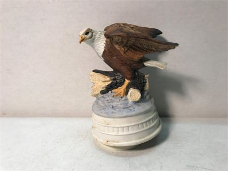 MSR Imports American Bald Eagle Figurine Musical