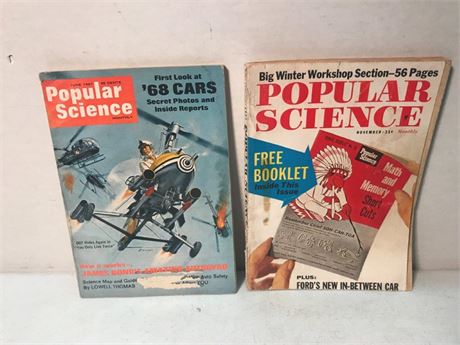 Nov. 1961 & June 1967 Popular Science
