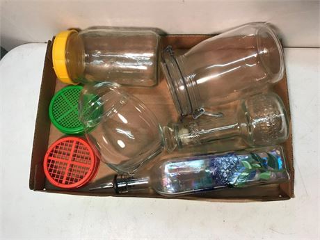 Flat of Kitchen Glass Misc.