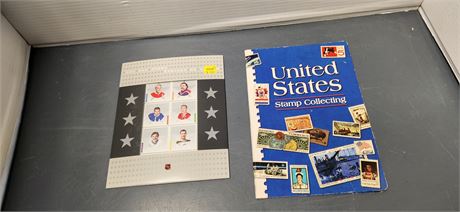 NHL All Star Commemorative Stamps & Stamp Storage Book