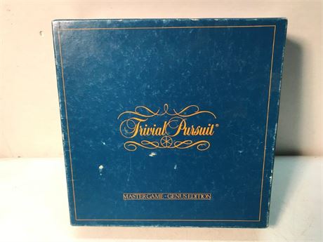 1981 Trivial Pursuit Mastergame-Genus Edition