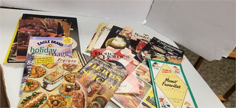 Lot Of Various Cookbooks
