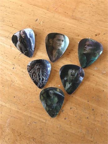Pirates of the Caribbean Guitar Picks