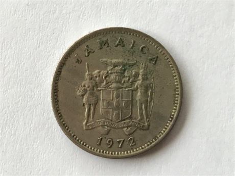 1972 Jamaica 5 Cents