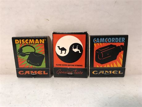 New Old Stock Camel Matchbooks