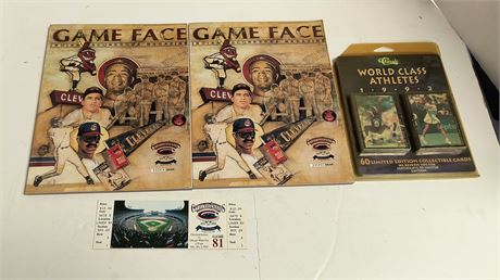Game Face Magazines & 60 Collectible Cards & Ticket Stub