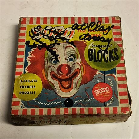 Bozo The Clown Changeable Blocks Toy