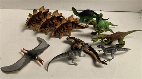 Lot Of Toy Dinosaurs