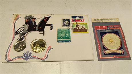 Vintage Collectible Kennedy Coins.