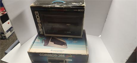 Commadore 64 Computer & Commadore MPS-803 Commadore Printer. VINTAGE!!