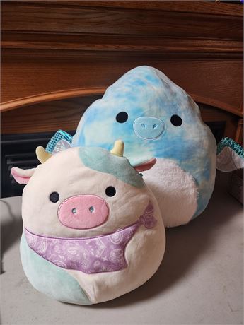 2 Squishmellow plush toys