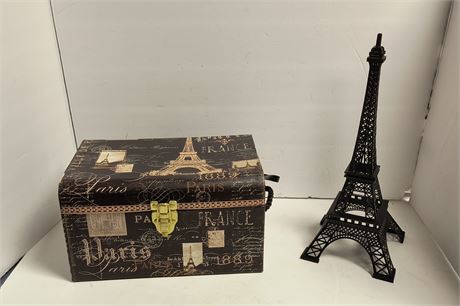 Paris Decorative Storage Box & Eiffel Toer Decoration