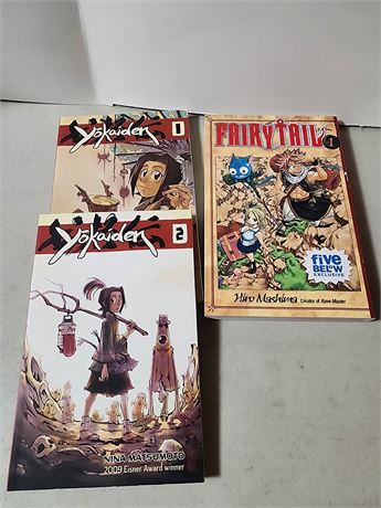 3 Anime books