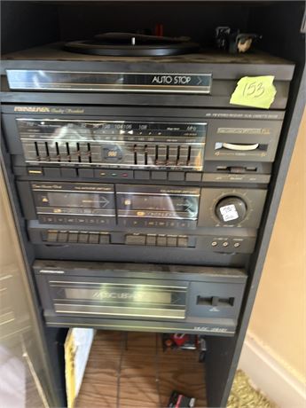 Stereo and Cabinet