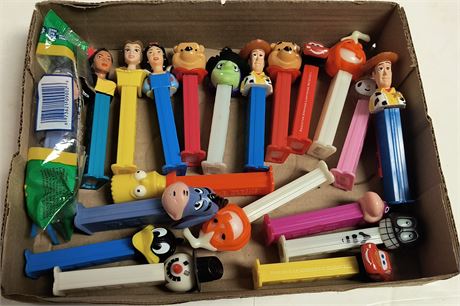 Lot Of Various Pez Dispensers