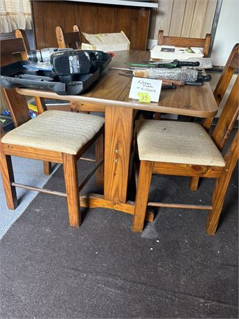 Table and 4 Chairs