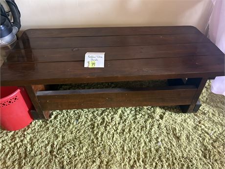 Coffee Table Bench