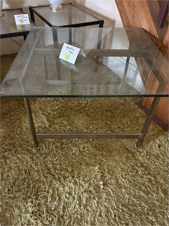 Glass Top Table