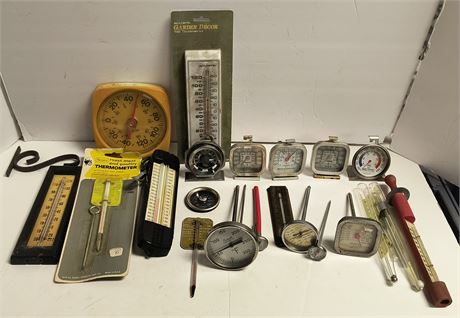 Lot Of Various Thermometers