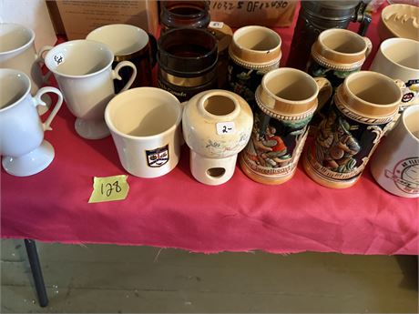 Beer Steins, Mugs, Misc