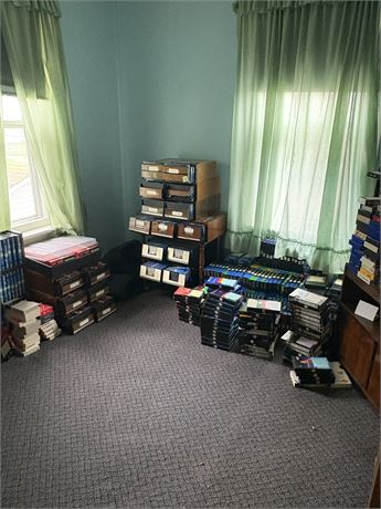 VHS Tapes Lot, Entire Room (Tapes Only)