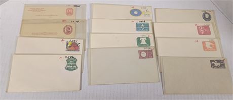 Lot Of Vintage Prepaid envelopes