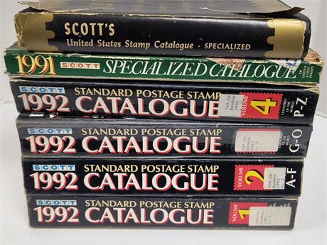 Standard Postage Stamp Catalogues & Misc. Stamp Books