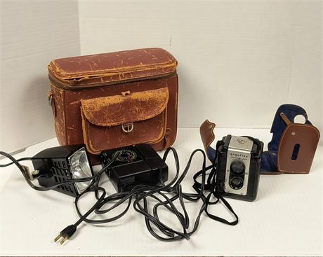 Vintage Argoflex Seventy-Five Camera & Case & Misc.