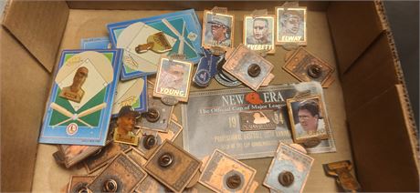 Various Baseball & Football Collectible Pins