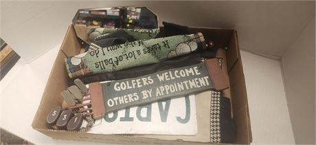 Lot Of Golf Decorations