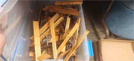 Lot Of Wood Hangers