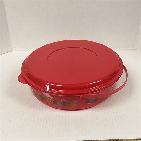 Plastic Holiday Storage Container With Lid