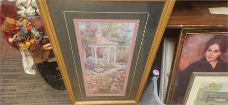 Wood Framed Decorative Artwork