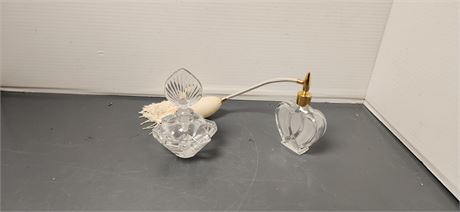 Vintage Glass Perfume Bottles