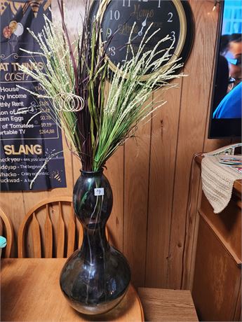 Tall Vase with decor