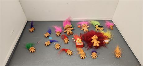 Lot Of Collectible Troll Dolls