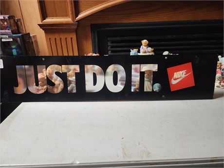 Nike Just Do It plastic sign