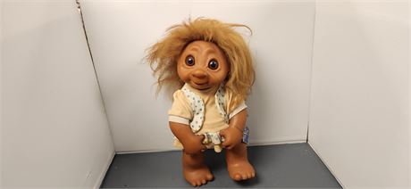 Vintage Thomas Dam Norfin 18" Troll Doll