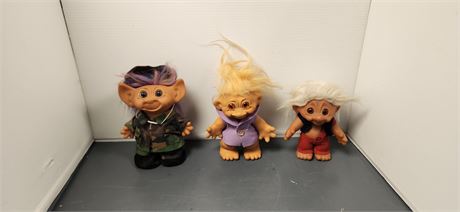 Lot Of Collectible Troll Dolls