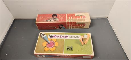 Constructo Straws & Mini Sew'r Sewing And Marking Kit