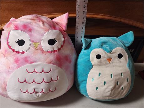 . 2 Big Squishmallow plush toys