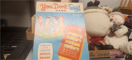 Vintage You Don't Say Game
