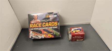 Race Cards Card Game & Race Car Nail Clipper