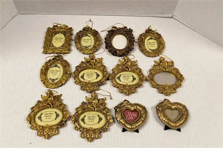 Vintage Small Picture Frame Ornaments