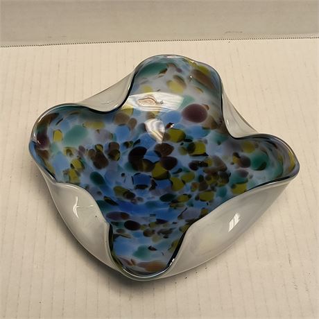 Hand Blown Glass Bowl
