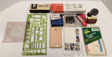 Vintage office supplies